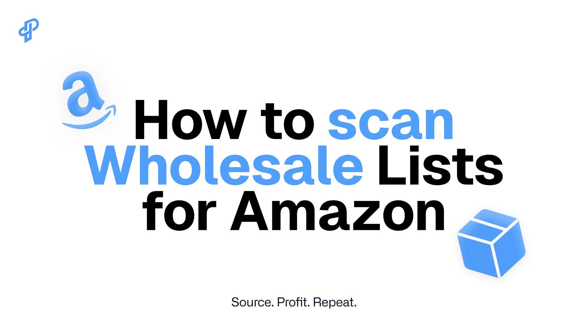 In todays blog article we go deep how to scan Wholesale Lists for your Amazon FBA & Arbitrage Business and why its so important to do it with software.